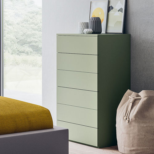 Moderner Chiffonnier - START  - Clever - lackiertes Holz / melaminbeschichtet / beige