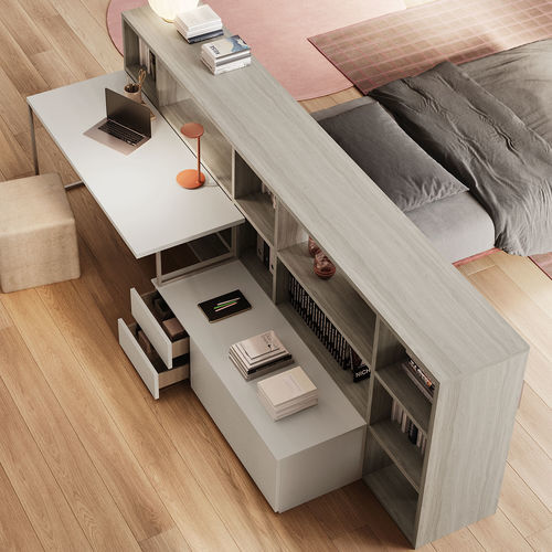 Modernes Bücherregal - START  - Clever - für Lagerung / Holz / lackiertes Holz