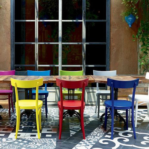 Moderner Stuhl - DAYBYDAY : BRERA - Colico - für Garten / Buche / Contract
