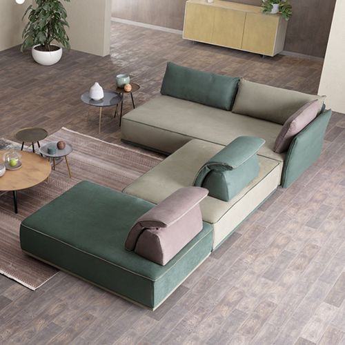 Modulsofa - DOMINO  - ColombiniCasa - Eck / modern / Stoff