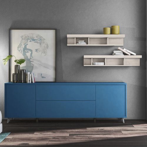 Modernes Sideboard - GOLF L105   - ColombiniCasa - lackiertes Holz / mit Schubladen / mit 4 Beinen