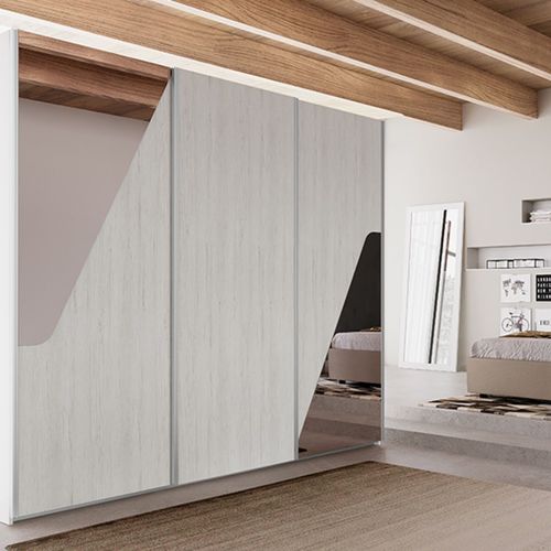 Moderner Kleiderschrank - VOLO M103   - ColombiniCasa - Holz / mit Schiebetür / Contract
