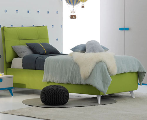 Einpersonenbett - GOLF KISS  - ColombiniCasa - modern / Polster / gepolstertes Kopfteil