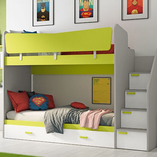 Etagenbett - TARGET WINNER C210   - ColombiniCasa - Einpersonen / modern / lackiertes Holz