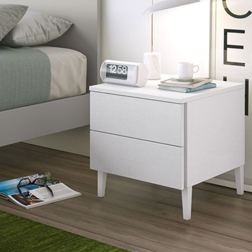 Moderner Nachttisch - LINK M204   - ColombiniCasa - lackiertes Holz / Gestell aus lackiertem Holz / rechteckig