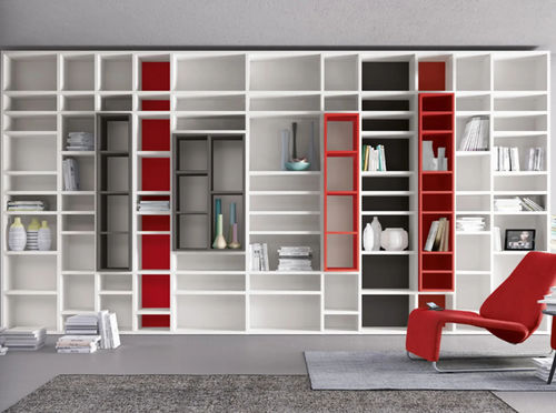 Modernes Bücherregal - GOLF W109  - ColombiniCasa - für Gewerbegebrauch / lackiertes Holz