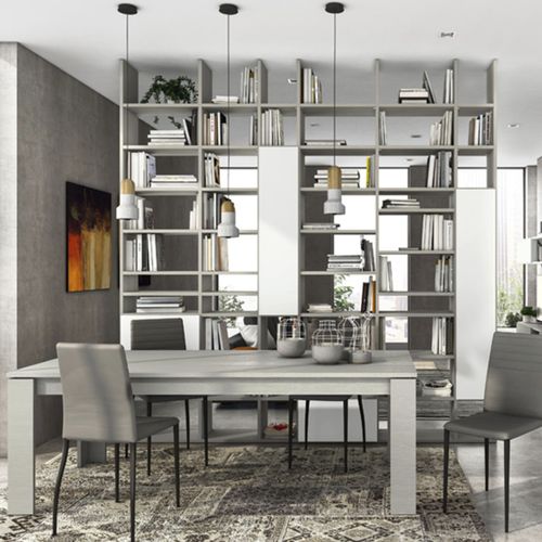 Decke/Boden-Bücherregal - GOLF W110   - ColombiniCasa - modern / für Gewerbegebrauch / lackiertes Holz