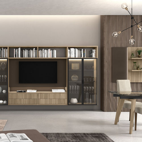 Modul-Bücherregal - VITALITY LUCE C23  - ColombiniCasa - modern / für Gewerbegebrauch / lackiertes Holz