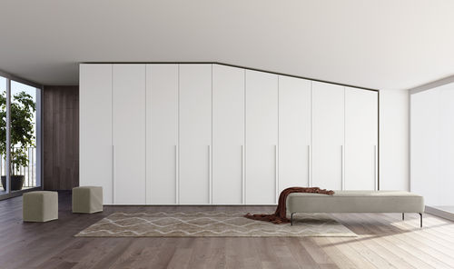 Eckkleiderschrank - VITALYTY CONCRETA  - ColombiniCasa - modern / lackiertes Holz / melaminbeschichtet
