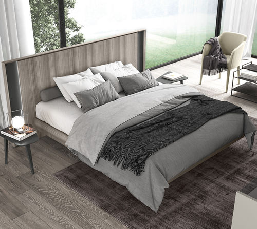 Doppelbett - VITALYTY SOGNO PURE - ColombiniCasa - modern / Kopfteil / Laminat