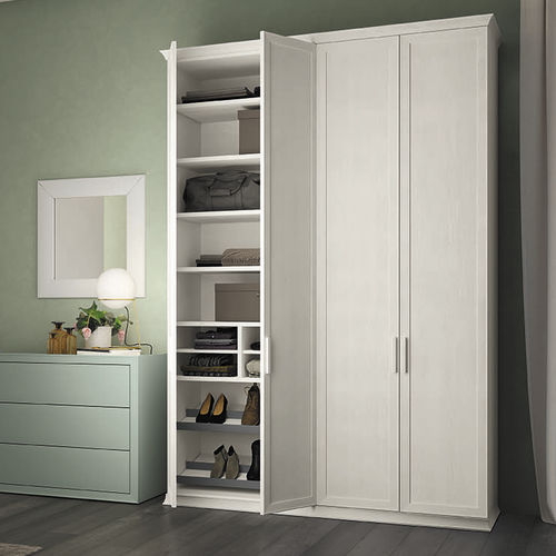 Modul-Kleiderschrank - ARCADIA EM04 - ColombiniCasa - klassisch / Holz / mit Schwingtür