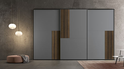 Moderner Kleiderschrank - VITALYTY MOSAICO  - ColombiniCasa - melaminbeschichtet / mit Schiebetür / für Gewerbegebrauch