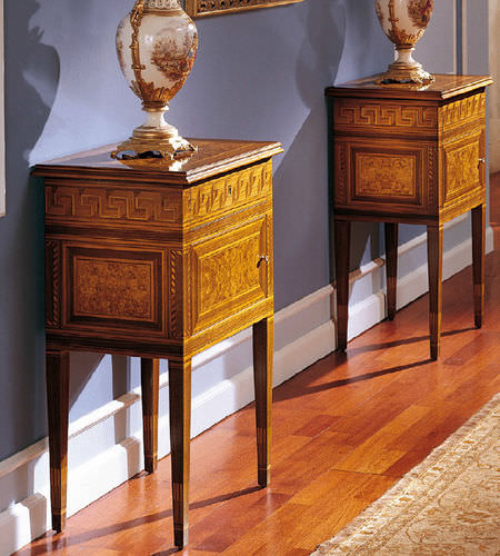 Biedermeier-Stil-Beistelltisch - 224 - Colombo Mobili - Esche / rechteckig / für Privatgebrauch