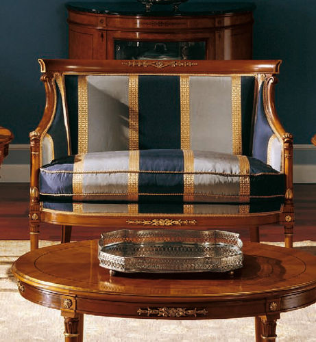 Empire-Stil-Sofa - 119.P2 - Colombo Mobili - mehrfarbig / Kirschbaum / Zweisitzer