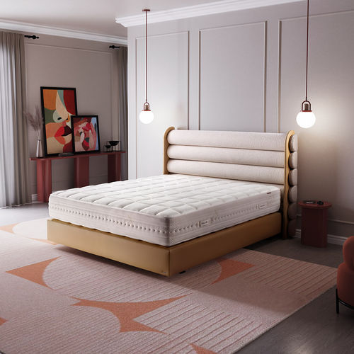 Kopfteil für Doppelbetten - Valentina - Colunex - modern / Stoff / beige