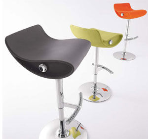 Moderner Barhocker - MOMO - Compar - drehbar