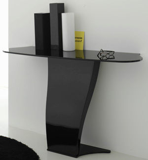 Moderner Konsolentisch - TREND2 - Compar - Metall / lackiertes Metall / rechteckig