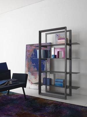 Wandmontiertes Regal - UPPER - Compar - modern / Metall