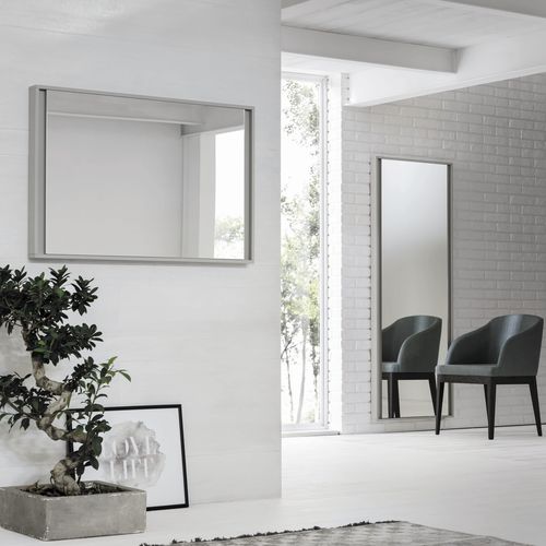 Wandmontierter Spiegel - VIP - TOMASELLA INDUSTRIA MOBILI - modern / rechteckig / Eiche
