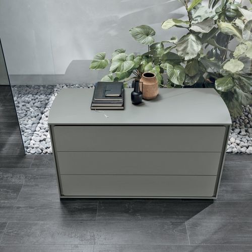 Hohe Kommode - TIVOLI - TOMASELLA INDUSTRIA MOBILI - modern / lackiertes Holz / Eiche