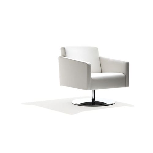 Moderner Besuchersessel - ADAGIO - Concepta - Textil / Chrom / für Gewerbegebrauch