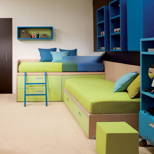 Blaues Kinderzimmer - 7006 - DKS Srl - grün / Holz