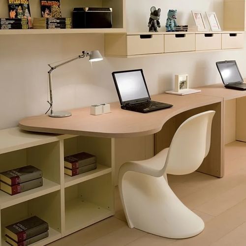 Bodenstehender Schreibtisch - 7001 - DKS Srl - modern / Holz / gerade