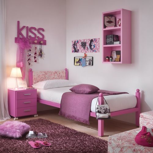 Einpersonenbett - Liz - DKS Srl - modern / Kopfteil / für Mädchen
