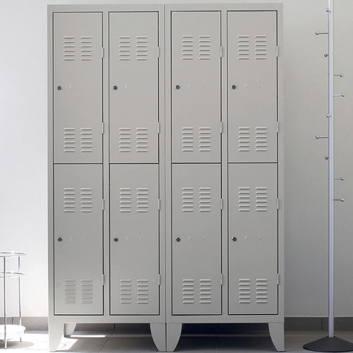 Stahl-Garderobenschrank - MULTIPLUS - Dieffebi - für öffentliche Einrichtungen / für Büro