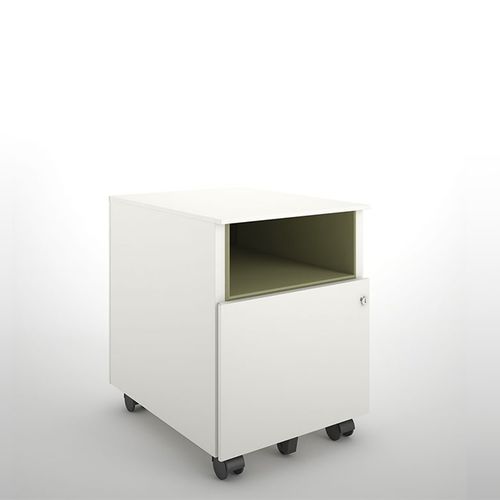 Stahl-Schreibtischcontainer - UNIVERSAL  - Dieffebi - mit 3 Schubladen / mit 2 Schubladen / auf Rollen