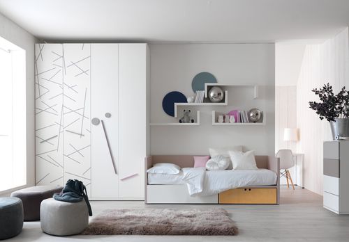 Weißes Kinderzimmer - 192 - Doimo Cityline - lackiertes Holz / unisex