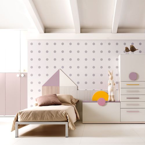 Weißes Kinderzimmer - 183 - Doimo Cityline - lackiertes Holz / unisex