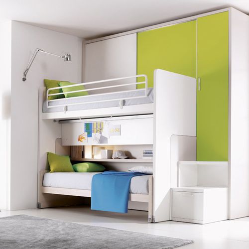 Etagenbett - 302 - Doimo Cityline - Einpersonen / modern / für Kinder