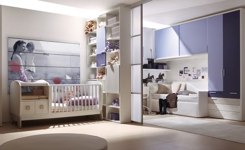 Violette Kinderzimmer - 201 - Doimo Cityline - Holz / für Mädchen