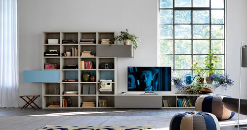 Moderne Wohnwand - CITYLIFE 37 - Doimo Cityline - Holz