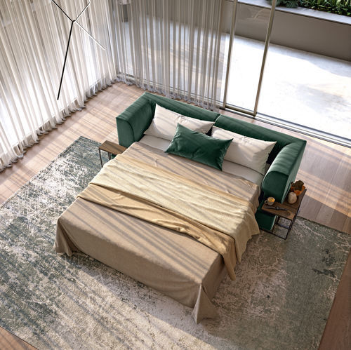 Modulsofa - TAMIR - Doimo Salotti - Bett / modern / Stoff