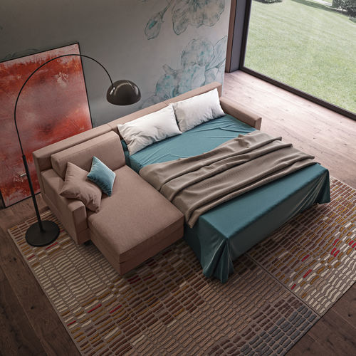 Modulsofa - TOMAS - Doimo Salotti - Bett / modern / Stoff