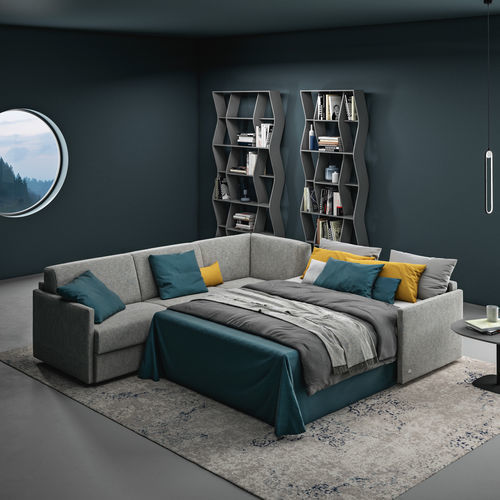 Modulsofa - TEDDY - Doimo Salotti - Bett / modern / Stoff