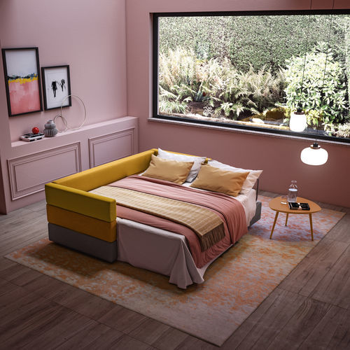 Modulsofa - TAREK - Doimo Salotti - Bett / modern / Stoff
