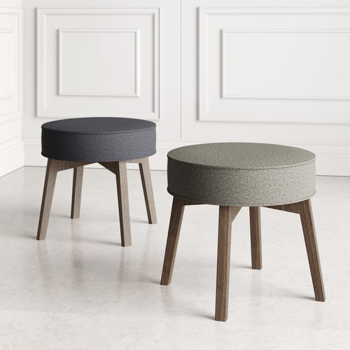 Moderner Hocker - RIK - Doimo Salotti - Leder / Stoff / Kunstleder