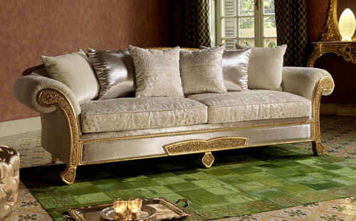 Bettsofa - TREVI - Domingolotti - klassisch / Baumwolle / braun