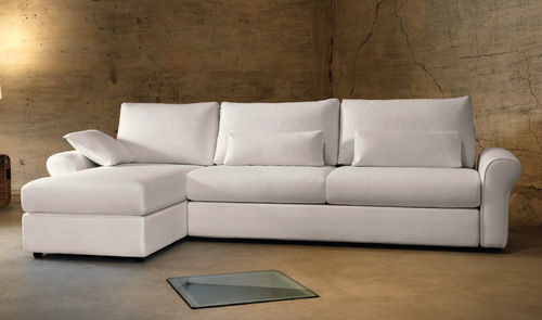 Ecksofa - EWALD - Domingolotti - modern / Leder / mit Stauraum