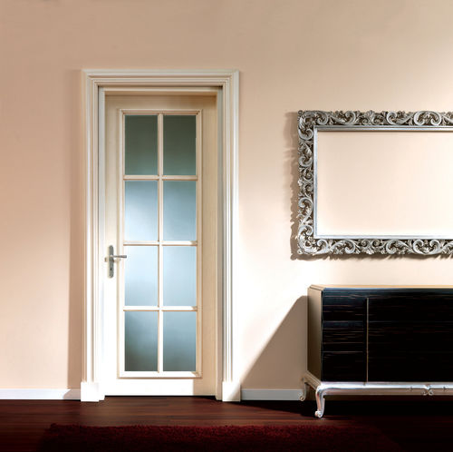 Tür für Innenbereich - VASARI - Elledue srl - Holz / einflügelig / Glas