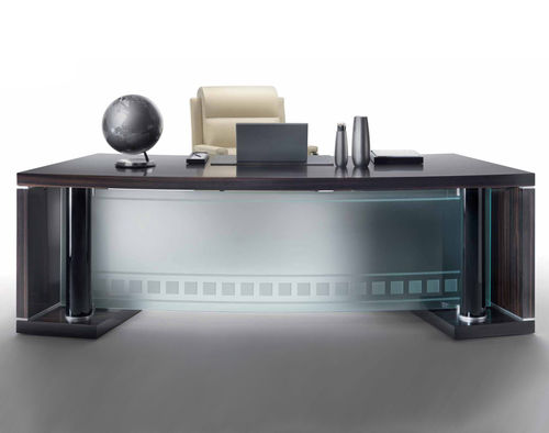 Chefschreibtisch - HEKLA  - Elledue srl - modern / Holz / Glas