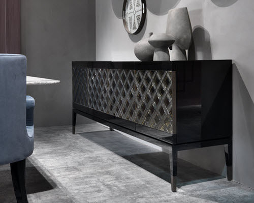 Sideboard mit hohen Beinen - PENELOPE  - Elledue srl - klassisch / lackiertes Holz / Metall