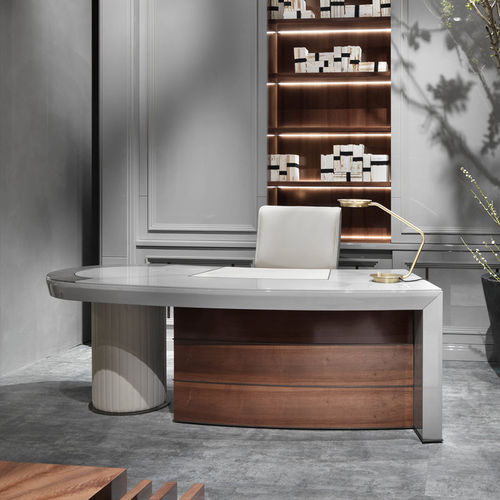 Chefschreibtisch - ZEUS - Elledue srl - modern / Holz / Leder