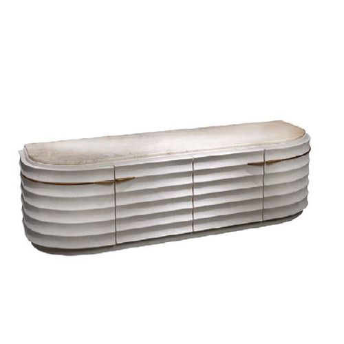 Modernes Fernsehmöbel - AQVILA AH 851 - Elledue srl - Holz / Marmor