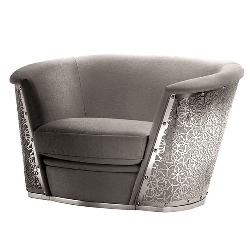 Klassischer Sessel - SARAYA S 651/ST - Elledue srl - Stoff / Metall