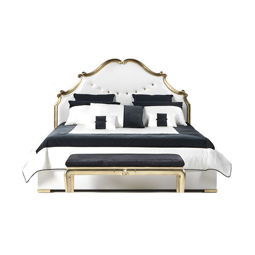 Doppelbett - THAIS B 411 - Elledue srl - klassisch / gepolstertes Kopfteil / Stoff