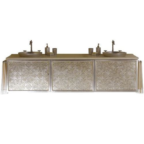 Doppelter Waschtisch-Unterschrank - SARAYA AB 608/ST - Elledue srl - wandhängend / Holz / klassisch